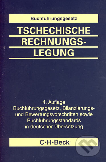 Kniha: Tschechische Rechnungslegung (Lucie Vorlíčková a Peter Pschorr). C. H. Beck, 2006 Kniha: Tschechische Rechnungslegung (Lucie Vorlíčková a Peter Pschorr). C. H. Beck, 2006
