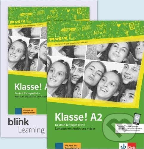 Kniha: Klasse! 2 (A2) - Kursbuch + BlinkLearning Blended Bundle (14 Monate) (Sarah Fleer). Klett, 2020 Kniha: Klasse! 2 (A2) - Kursbuch + BlinkLearning Blended Bundle (14 Monate) (Sarah Fleer). Klett, 2020