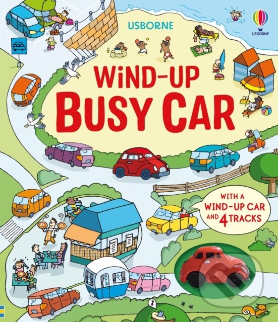 Kniha: Wind-Up Busy Car (Fiona Watt). Usborne, 2025 Kniha: Wind-Up Busy Car (Fiona Watt). Usborne, 2025