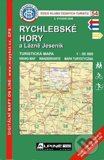 Kniha: Kčt 54 Rychlebské hory (Klub českých turistů). Klub českých turistů, 2010 Kniha: Kčt 54 Rychlebské hory (Klub českých turistů). Klub českých turistů, 2010