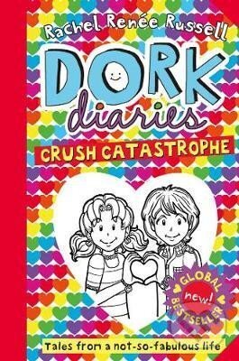 Kniha: Dork Diaries: Crush Catastrophe (Renée Rachel Russellová). Simon & Schuster, 2018 Kniha: Dork Diaries: Crush Catastrophe (Renée Rachel Russellová). Simon & Schuster, 2018