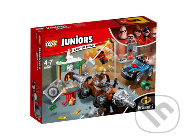 LEGO Juniors - Banková lúpež Podkopávača, LEGO, 2018