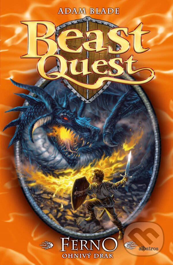 Kniha: Beast Quest: Ferno, ohnivý drak (Adam Blade). Albatros CZ, 2018 Kniha: Beast Quest: Ferno, ohnivý drak (Adam Blade). Albatros CZ, 2018