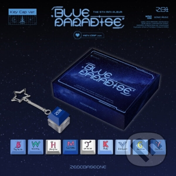 Hudební CD: Zerobaseone: Blue Paradise / Key Cap edition (Bertus). Bertus, 2025 Hudební CD: Zerobaseone: Blue Paradise / Key Cap edition (Bertus). Bertus, 2025