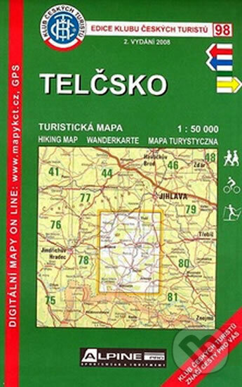 Kniha: 98 KČT Telčsko (Autorský kolektiv). Klub českých turistů, 2008 Kniha: 98 KČT Telčsko (Autorský kolektiv). Klub českých turistů, 2008