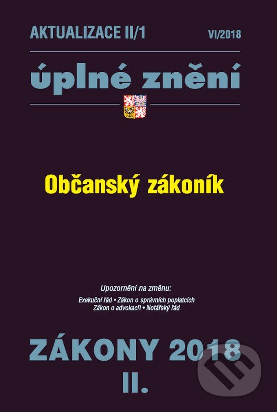 Aktualizace II/1 2018 (Poradce s.r.o.). Poradce s.r.o., 2018 Aktualizace II/1 2018 (Poradce s.r.o.). Poradce s.r.o., 2018