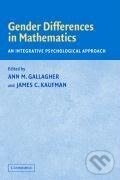 Kniha: Gender Differences in Mathematics (Ann Gallagher). Cambridge University Press, 2013 Kniha: Gender Differences in Mathematics (Ann Gallagher). Cambridge University Press, 2013