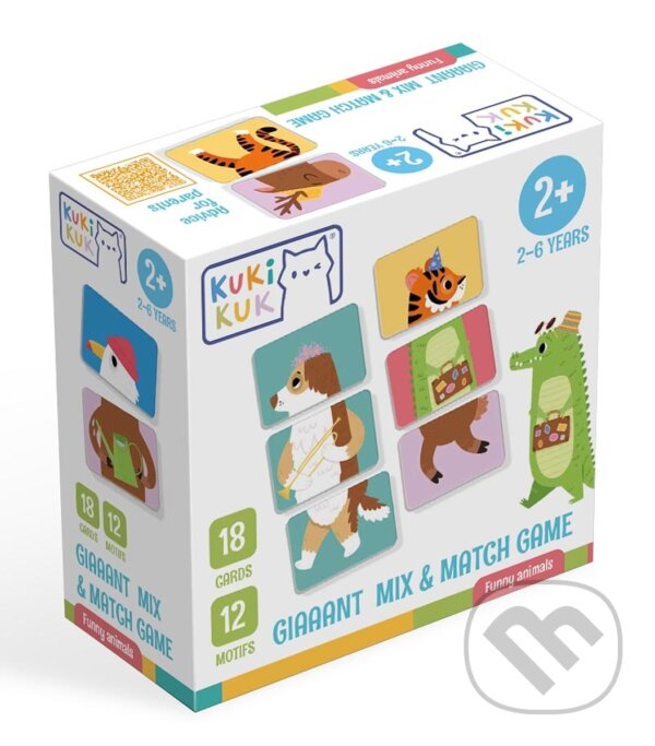 Společenská hra: Giaaant Mix & Match Game Funny animals (Betexa). Betexa, 2025 Společenská hra: Giaaant Mix & Match Game Funny animals (Betexa). Betexa, 2025