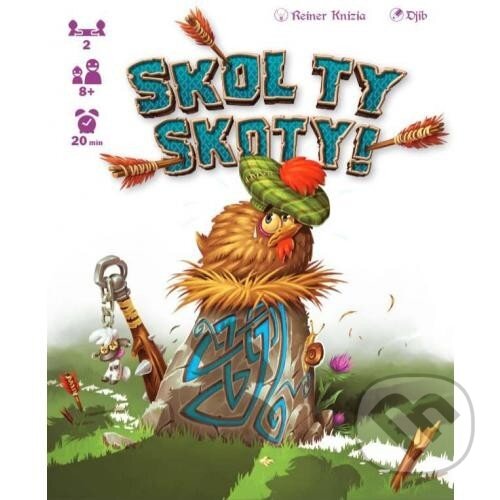 Spoločenská hra: Skol ty Skoty! (Reiner Knizia). REXhry, 2018 Spoločenská hra: Skol ty Skoty! (Reiner Knizia). REXhry, 2018