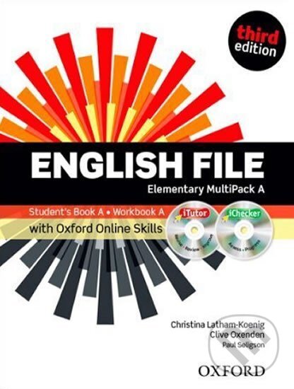 Kniha: English File Elementary Multipack A with iTutor DVD-ROM and Oxford Online Skills (3rd) (Christina Latham-Koenig). Oxford University Press, 2013 Kniha: English File Elementary Multipack A with iTutor DVD-ROM and Oxford Online Skills (3rd) (Christina Latham-Koenig). Oxford University Press, 2013