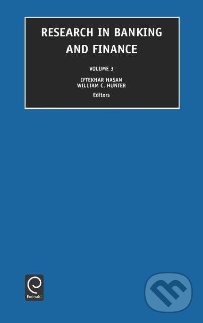Kniha: Research in Banking and Finance (I. Hasan). , 2003 Kniha: Research in Banking and Finance (I. Hasan). , 2003