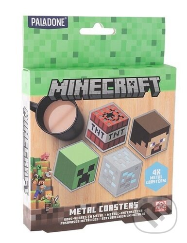 Minecraft set podtácků (Merch). Merch, 2025 Minecraft set podtácků (Merch). Merch, 2025