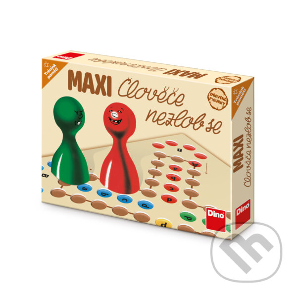 Společenská hra: MAXI Člověče nezlob se (Dino). Dino, 2025 Společenská hra: MAXI Člověče nezlob se (Dino). Dino, 2025