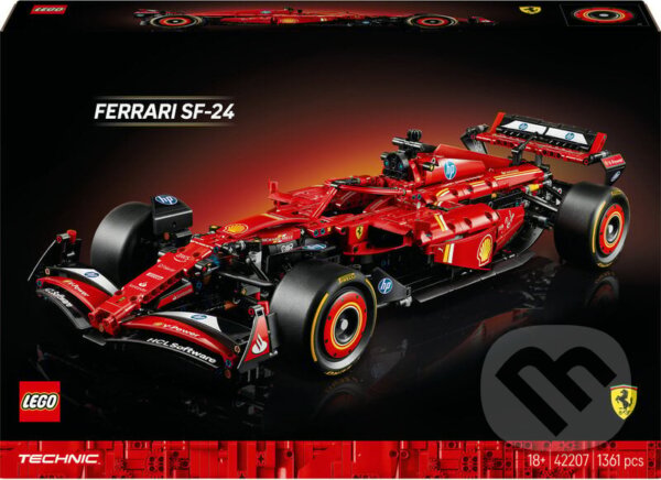 Spoločenská hra: LEGO® Technic 42207 Auto Ferrari SF-24 F1 (LEGO). LEGO, 2025 Spoločenská hra: LEGO® Technic 42207 Auto Ferrari SF-24 F1 (LEGO). LEGO, 2025