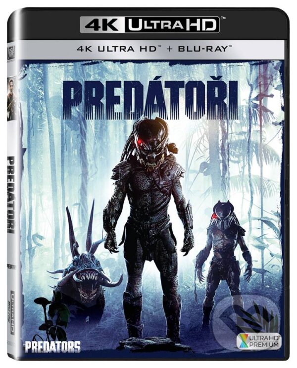 Film: Predátoři Ultra HD Blu-ray (Nimrod Antal, Stephen Hopkins, John McTiernan a Nimród Antal) (UltraHDBlu-ray). Magicbox, 2018 Film: Predátoři Ultra HD Blu-ray (Nimrod Antal, Stephen Hopkins, John McTiernan a Nimród Antal) (UltraHDBlu-ray). Magicbox, 2018