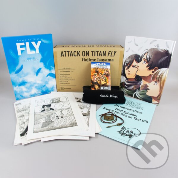 Kniha: Attack on Titan 35: FLY Collector's Box Set (Hajime Isayama). Kodansha Comics, 2025 Kniha: Attack on Titan 35: FLY Collector's Box Set (Hajime Isayama). Kodansha Comics, 2025