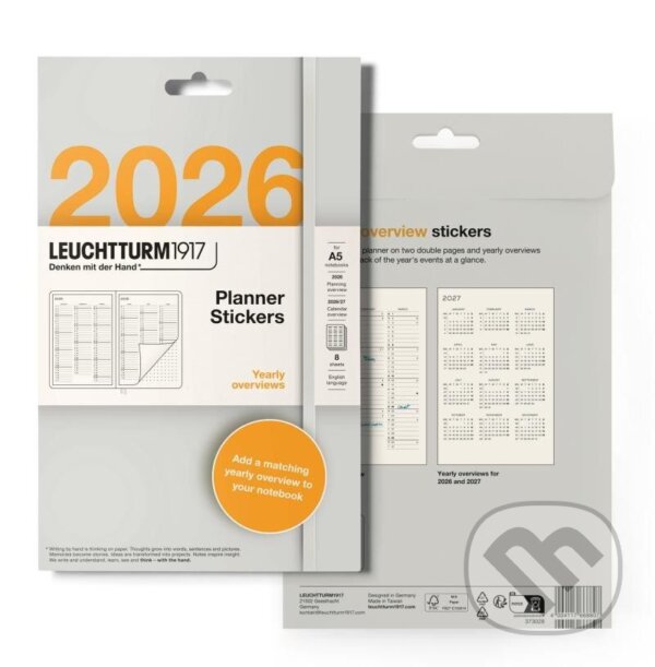 Yearly Planner Stickers 2026 (Leuchtturm1917). Leuchtturm1917, 2025 Yearly Planner Stickers 2026 (Leuchtturm1917). Leuchtturm1917, 2025