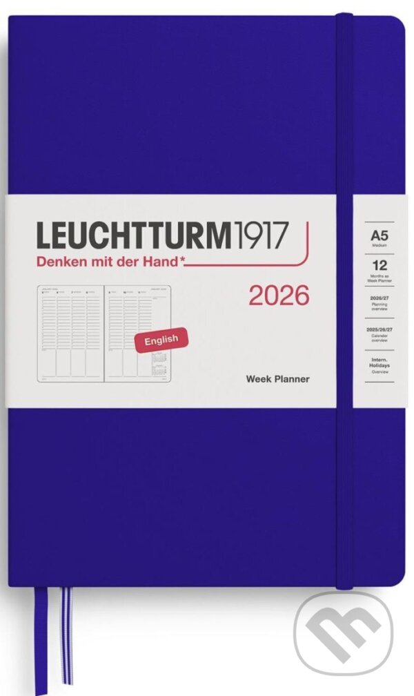Week Planner 2026 Medium (A5) Ink (Leuchtturm1917). Leuchtturm1917, 2025 Week Planner 2026 Medium (A5) Ink (Leuchtturm1917). Leuchtturm1917, 2025