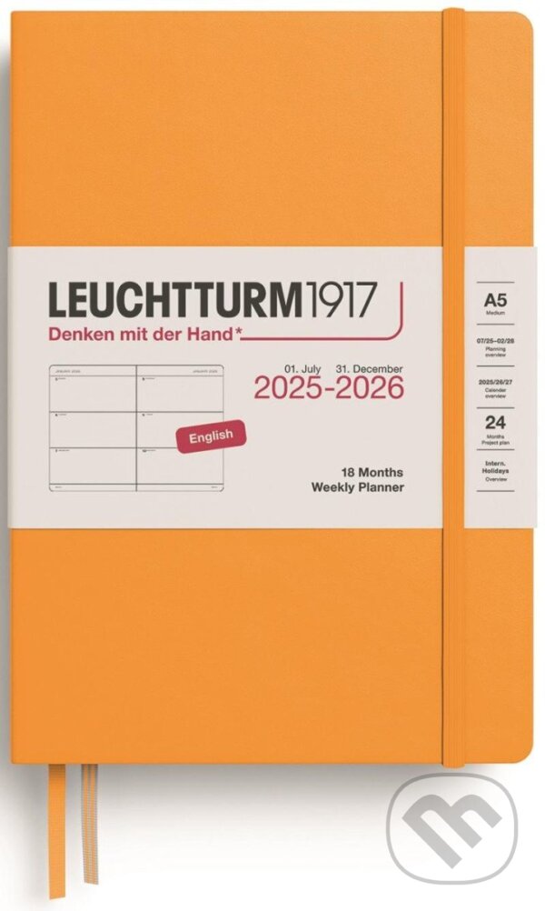Weekly Planner 2026 Medium (A5) 18 Months Rising Sun (Leuchtturm1917). Leuchtturm1917, 2025 Weekly Planner 2026 Medium (A5) 18 Months Rising Sun (Leuchtturm1917). Leuchtturm1917, 2025