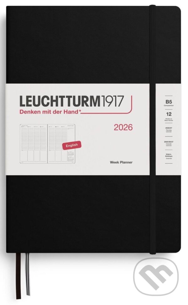 Week Planner 2026 Composition (B5) Black (Leuchtturm1917). Leuchtturm1917, 2025 Week Planner 2026 Composition (B5) Black (Leuchtturm1917). Leuchtturm1917, 2025