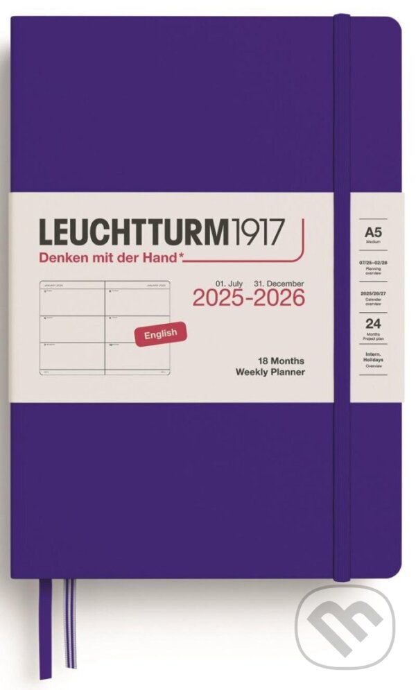 Weekly Planner 2026 Medium (A5) 18 Months Ink (Leuchtturm1917). Leuchtturm1917, 2025 Weekly Planner 2026 Medium (A5) 18 Months Ink (Leuchtturm1917). Leuchtturm1917, 2025