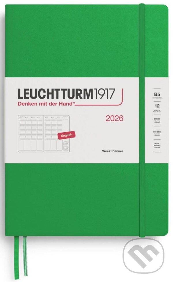 Week Planner 2026 Composition (B5) Spring Leaf (Leuchtturm1917). Leuchtturm1917, 2025 Week Planner 2026 Composition (B5) Spring Leaf (Leuchtturm1917). Leuchtturm1917, 2025