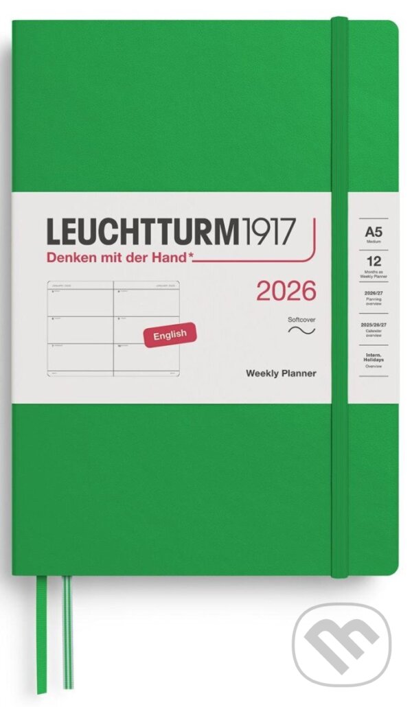 Weekly Planner 2026 Medium (A5) Spring Leaf (Leuchtturm1917). Leuchtturm1917, 2025 Weekly Planner 2026 Medium (A5) Spring Leaf (Leuchtturm1917). Leuchtturm1917, 2025