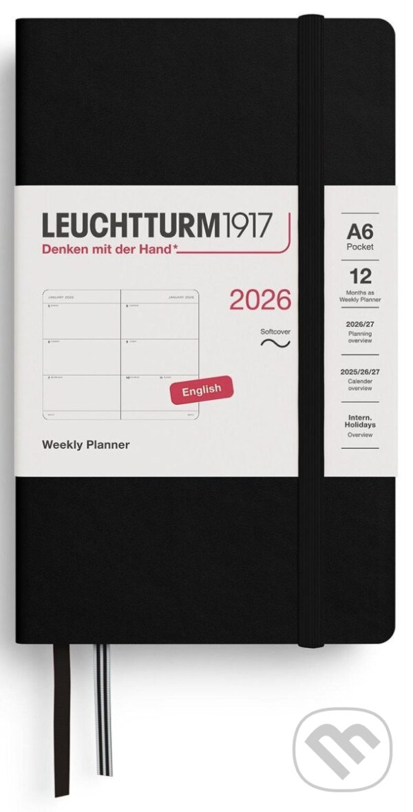 Weekly Planner 2026 Pocket (A6) Black (Leuchtturm1917). Leuchtturm1917, 2025 Weekly Planner 2026 Pocket (A6) Black (Leuchtturm1917). Leuchtturm1917, 2025