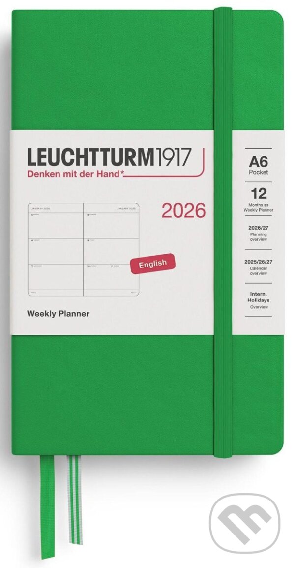 Weekly Planner 2026 Pocket (A6) Spring Leaf (Leuchtturm1917). Leuchtturm1917, 2025 Weekly Planner 2026 Pocket (A6) Spring Leaf (Leuchtturm1917). Leuchtturm1917, 2025