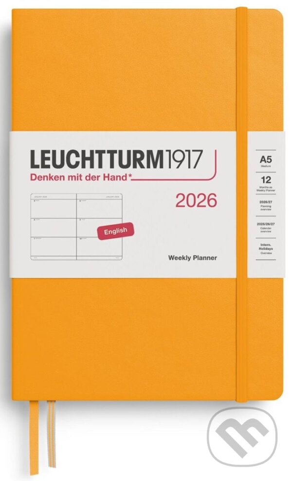 Weekly Planner 2026 Medium (A5) Rising Sun (Leuchtturm1917). Leuchtturm1917, 2025 Weekly Planner 2026 Medium (A5) Rising Sun (Leuchtturm1917). Leuchtturm1917, 2025