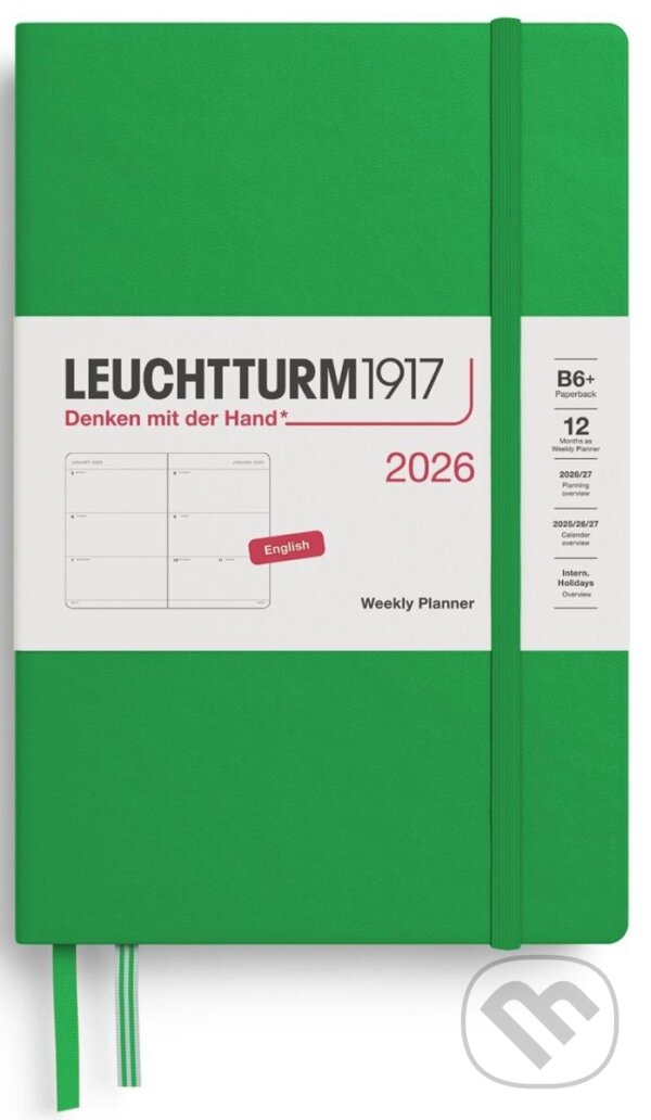 Weekly Planner 2026 Paperback (B6+) Spring Leaf (Leuchtturm1917). Leuchtturm1917, 2025 Weekly Planner 2026 Paperback (B6+) Spring Leaf (Leuchtturm1917). Leuchtturm1917, 2025