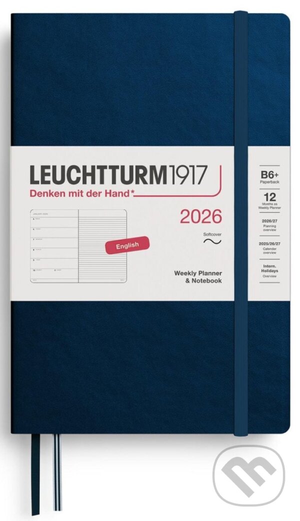 Weekly Planner & Notebook 2026 Paperback (B6+) Deep Sea (Leuchtturm1917). Leuchtturm1917, 2025 Weekly Planner & Notebook 2026 Paperback (B6+) Deep Sea (Leuchtturm1917). Leuchtturm1917, 2025