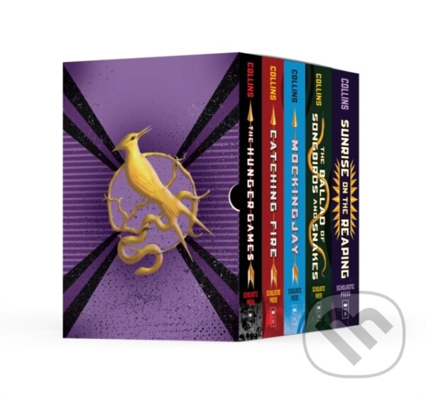 Kniha: Hunger Games 5-Book Hardcover Box Set (Suzanne Collins). Scholastic, 2025 Kniha: Hunger Games 5-Book Hardcover Box Set (Suzanne Collins). Scholastic, 2025