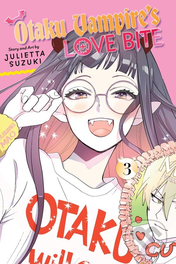 Kniha: Otaku Vampire's Love Bite 3 (Julietta Suzuki). Viz Media, 2025 Kniha: Otaku Vampire's Love Bite 3 (Julietta Suzuki). Viz Media, 2025