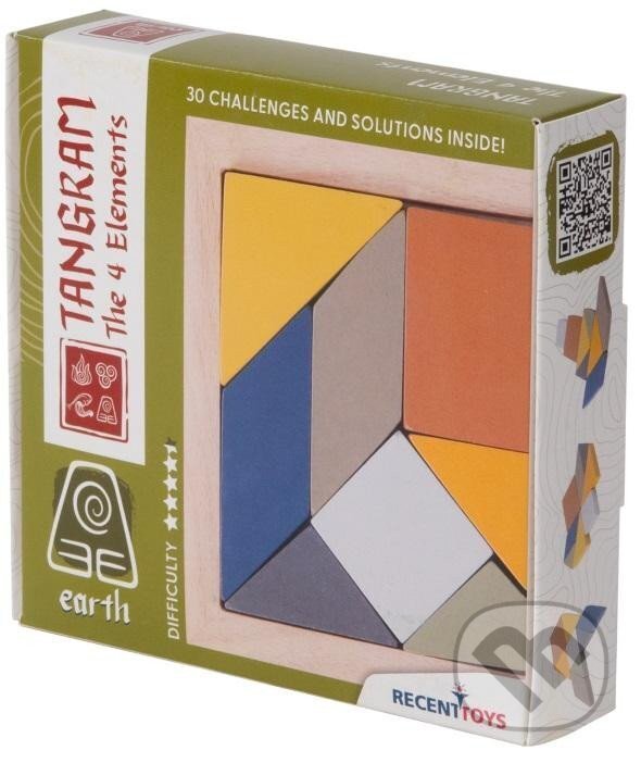 Společenská hra: Tangram: 4 Elementy - Země (RECENTTOYS). RECENTTOYS Společenská hra: Tangram: 4 Elementy - Země (RECENTTOYS). RECENTTOYS
