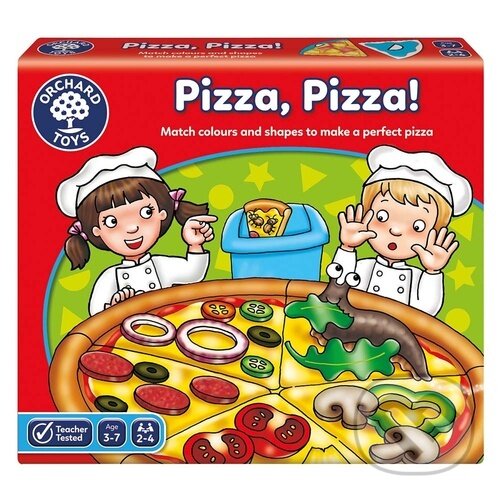Společenská hra: Pizza, Pizza! (Orchard Toys). Orchard Toys, 2025 Společenská hra: Pizza, Pizza! (Orchard Toys). Orchard Toys, 2025
