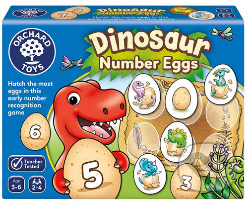 Společenská hra: Dinosauří vejce (Orchard Toys). Orchard Toys, 2025 Společenská hra: Dinosauří vejce (Orchard Toys). Orchard Toys, 2025