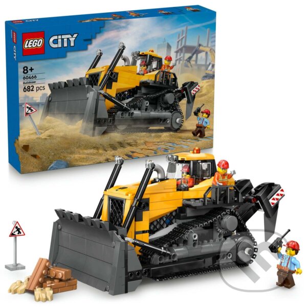 Společenská hra: LEGO® City 60466 Žltý buldozér (LEGO). LEGO, 2025 Společenská hra: LEGO® City 60466 Žltý buldozér (LEGO). LEGO, 2025