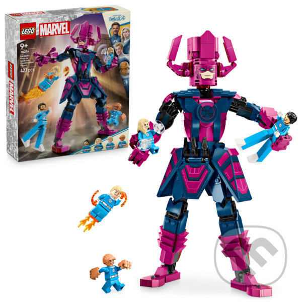 Společenská hra: LEGO® Marvel 76316 Fantastická štvorka vs. zostaviteľná figúrka Galactusa (LEGO). LEGO, 2025 Společenská hra: LEGO® Marvel 76316 Fantastická štvorka vs. zostaviteľná figúrka Galactusa (LEGO). LEGO, 2025