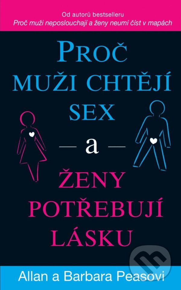 Kniha: Proč muži chtějí sex a ženy potřebují lásku (Allan Pease a Barbara Pease). Pragma, 2025 Kniha: Proč muži chtějí sex a ženy potřebují lásku (Allan Pease a Barbara Pease). Pragma, 2025