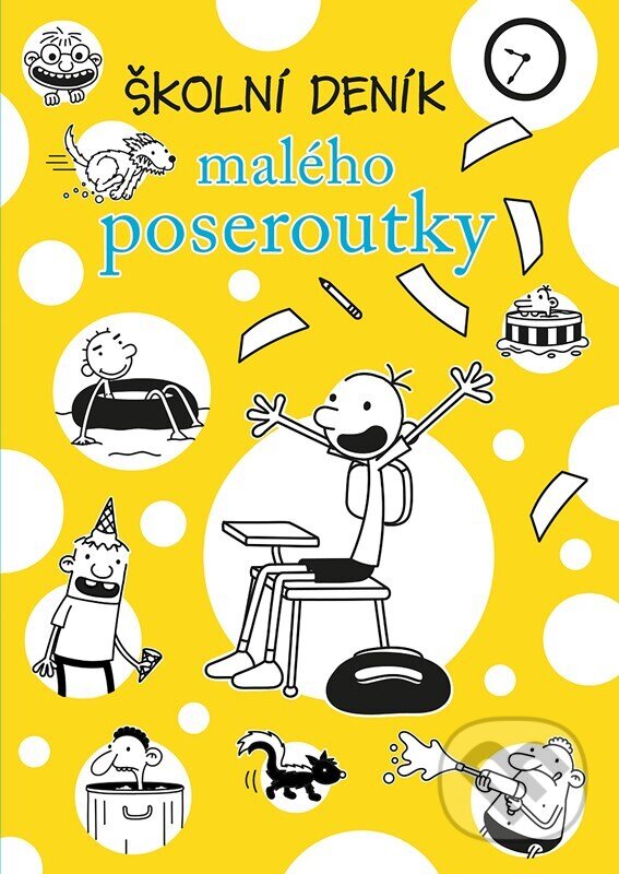Kniha: Školní deník malého poseroutky (Jeff Kinney). CooBoo CZ, 2025 Kniha: Školní deník malého poseroutky (Jeff Kinney). CooBoo CZ, 2025