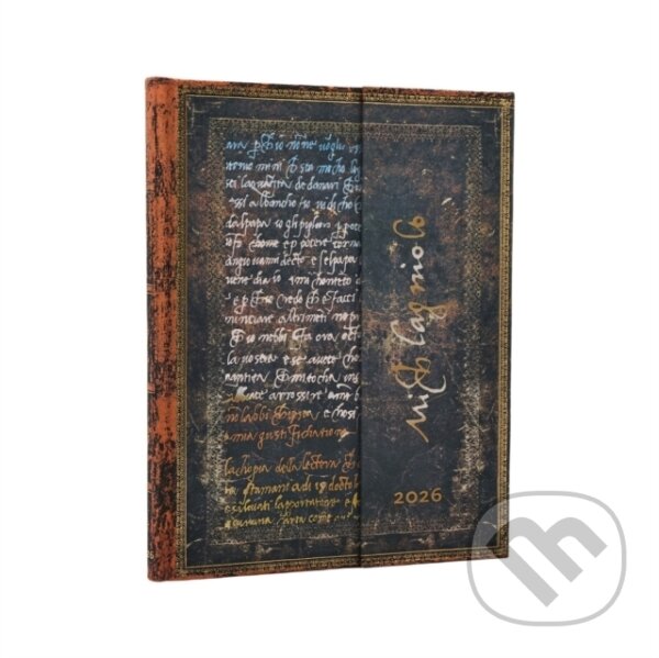 Paperblanks - týždenný diár Michelangelo, Handwriting 2026 (Paperblanks). Paperblanks, 2025 Paperblanks - týždenný diár Michelangelo, Handwriting 2026 (Paperblanks). Paperblanks, 2025