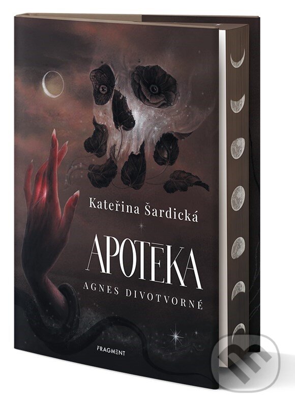 Kniha: Apotéka Agnes Divotvorné (Kateřina Šardická). Nakladatelství Fragment, 2025 Kniha: Apotéka Agnes Divotvorné (Kateřina Šardická). Nakladatelství Fragment, 2025