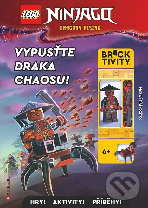 Kniha: LEGO® Ninjago® Vypusťte draka chaosu! (Autorský kolektiv). CPRESS, 2025 Kniha: LEGO® Ninjago® Vypusťte draka chaosu! (Autorský kolektiv). CPRESS, 2025