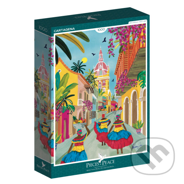 Puzzle: Cartagena, Kolumbia (Pieces & Peace). Pieces & Peace Puzzle: Cartagena, Kolumbia (Pieces & Peace). Pieces & Peace