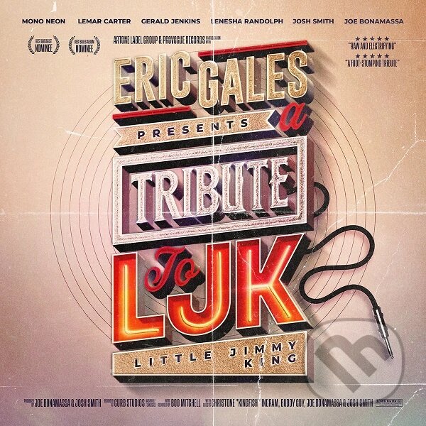 Hudební CD: Eric Gales: A Tribute To LJK (Music on Vinyl). Music on Vinyl, 2025 Hudební CD: Eric Gales: A Tribute To LJK (Music on Vinyl). Music on Vinyl, 2025