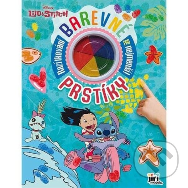 Kniha: Barevné prstíky Lilo & Stitch (Jiří Models). Jiří Models, 2025 Kniha: Barevné prstíky Lilo & Stitch (Jiří Models). Jiří Models, 2025
