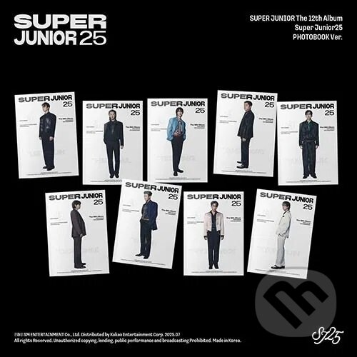 Hudební CD: Super Junior: Super Junior25 / Photobook edition (Bertus). Bertus, 2025 Hudební CD: Super Junior: Super Junior25 / Photobook edition (Bertus). Bertus, 2025