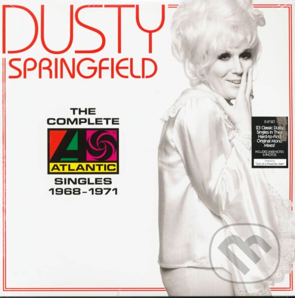 Hudební CD: Dusty Springfield: Complete Atlantic Singles 1968–1971 LP (Bertus). Bertus, 2022 Hudební CD: Dusty Springfield: Complete Atlantic Singles 1968–1971 LP (Bertus). Bertus, 2022