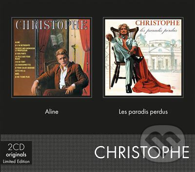 Hudební CD: Christophe: Aline / Les Paradis Perdus (Universal Music). Universal Music, 2018 Hudební CD: Christophe: Aline / Les Paradis Perdus (Universal Music). Universal Music, 2018